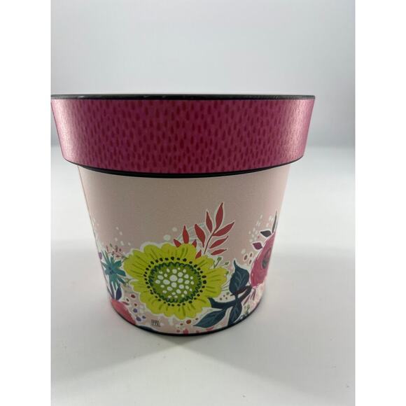 Art Pot Planter Studio M Floral Pink Multicolor Small Succulent Colorful Plant - Picture 3 of 9